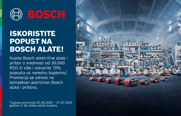 Bosch 10% akcija