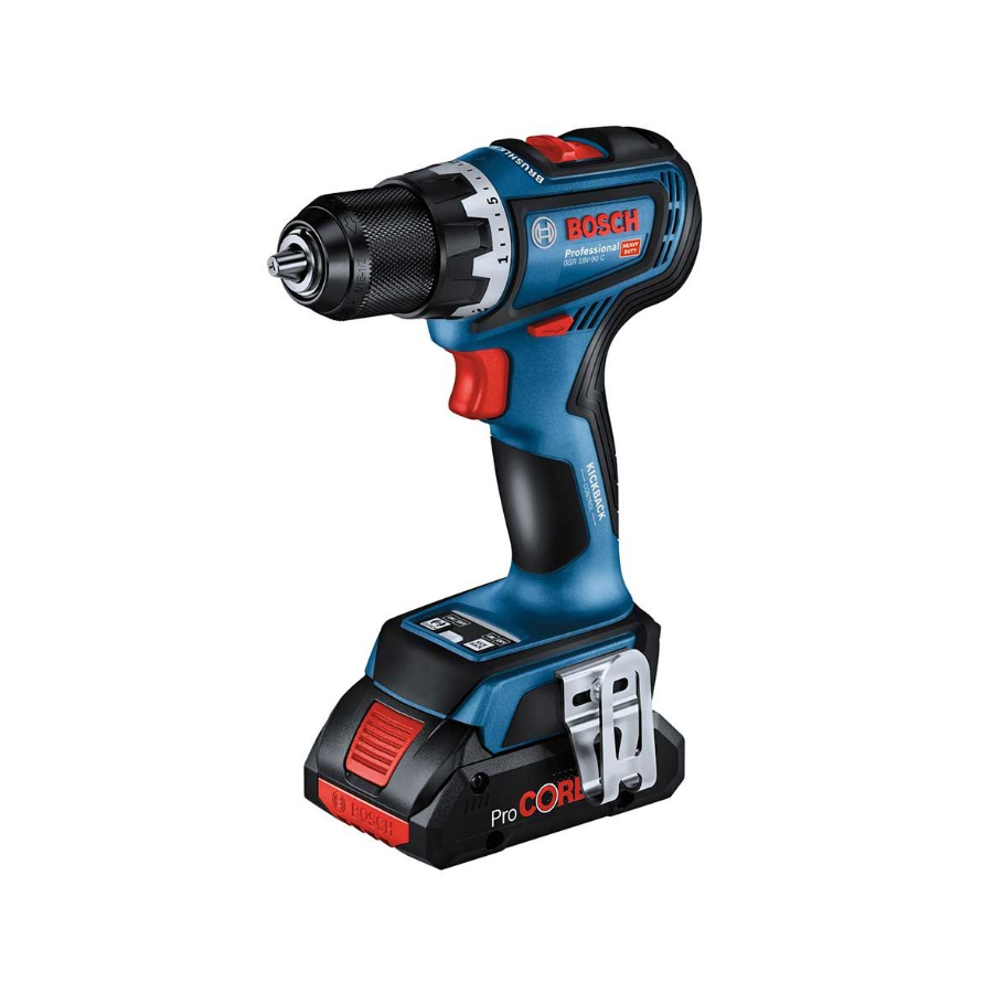 BOSCH AKU BUŠILICA GSR 18V-90C 3xProCORE 4.0Ah Lbx Ecomex