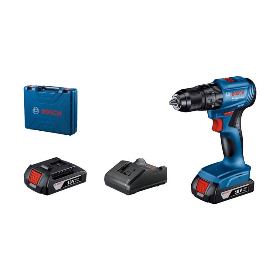BOSCH AKU VIBRACIONA BUŠILICA GSB 185 2x2.0 Ah
