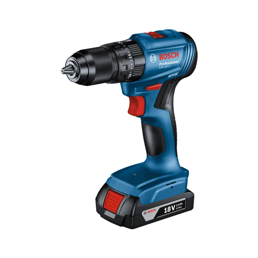 BOSCH AKU VIBRACIONA BUŠILICA GSB 185 2x2.0 Ah Ecomex