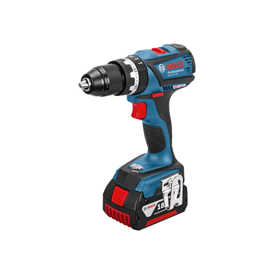 BOSCH AKU VIBRO BUŠILICA GSB 18V-EC 2x5.0 Ah Lcas Ecomex