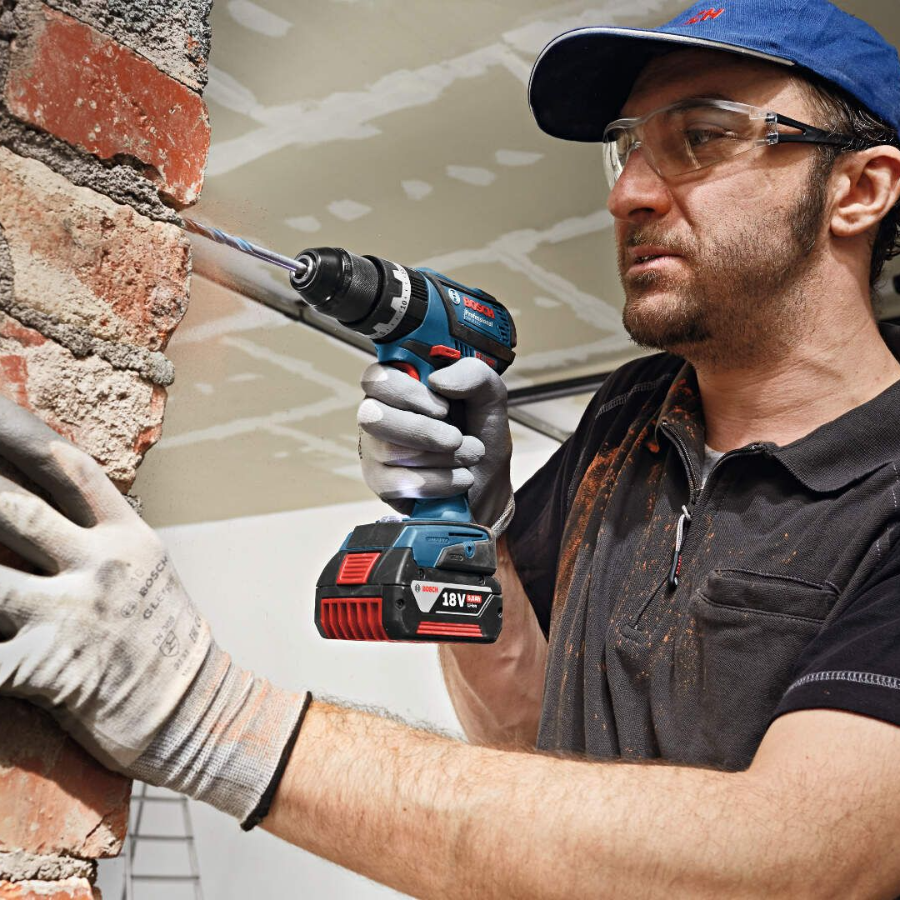 BOSCH AKU VIBRO BUŠILICA GSB 18V-EC 2x5.0 Ah Lcas Ecomex