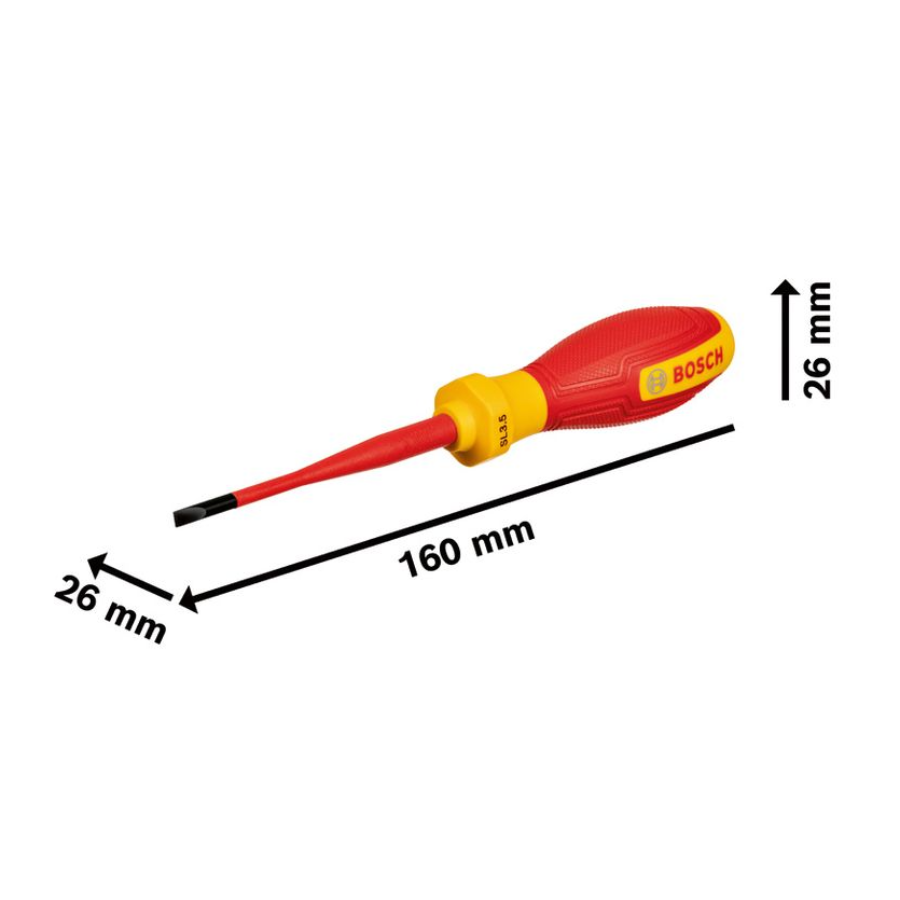BOSCH PRO VDE ODVIJAČ RAVNI 3,5 mm Ecomex