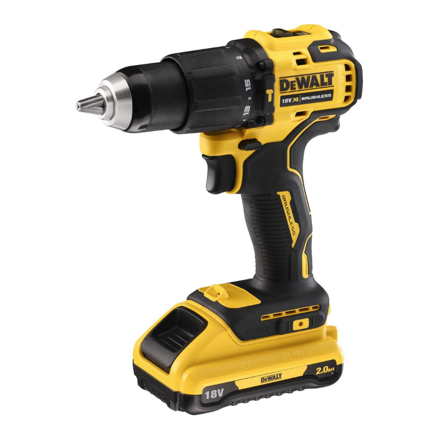 DEWALT AKU UDARNA BUŠILICA18V 2x2.0Ah DCD709D2T Ecomex