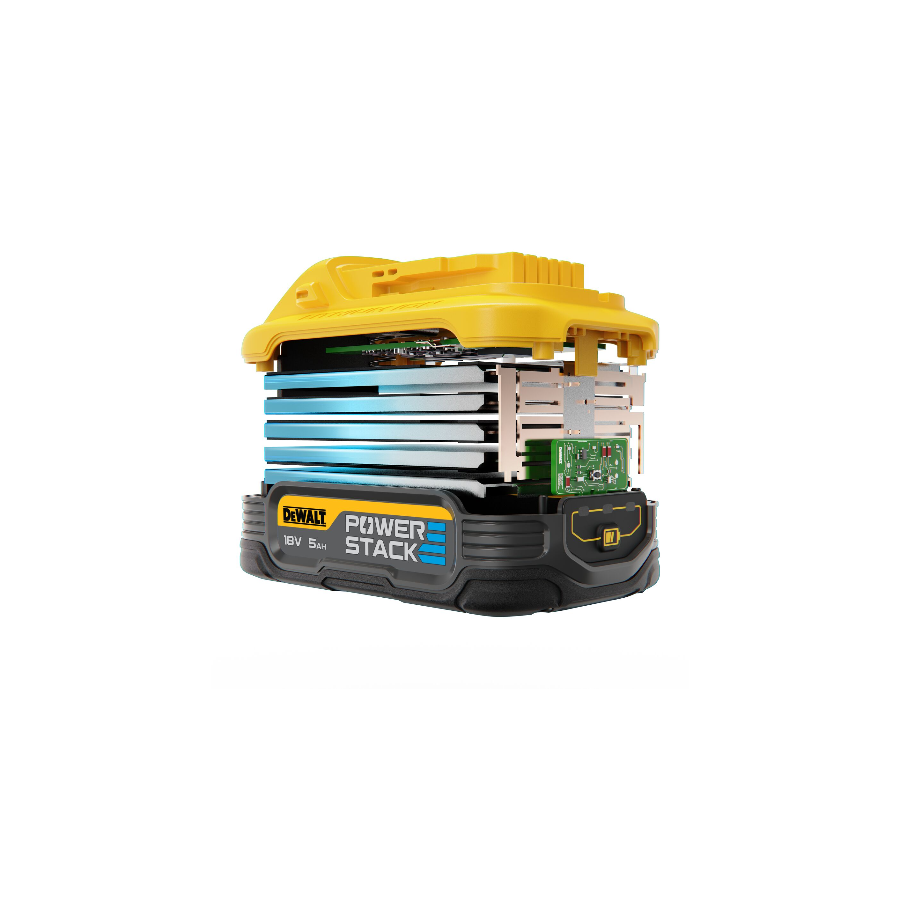 DEWALT BATERIJA POWERSTACK 18V 5.0h +50% SNAGE Ecomex