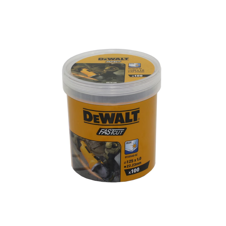 DEWALT REZNA PLOČA FAST CUT 125x1mm 100/1 INOX FE Ecomex