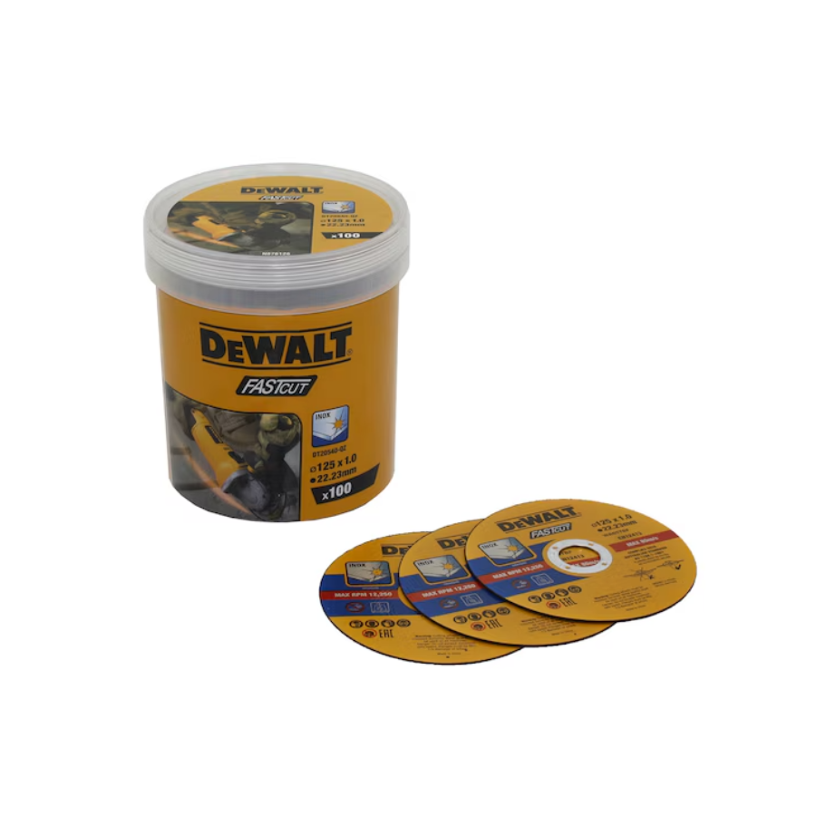 DEWALT REZNA PLOČA FAST CUT 125x1mm 100/1 INOX FE Ecomex
