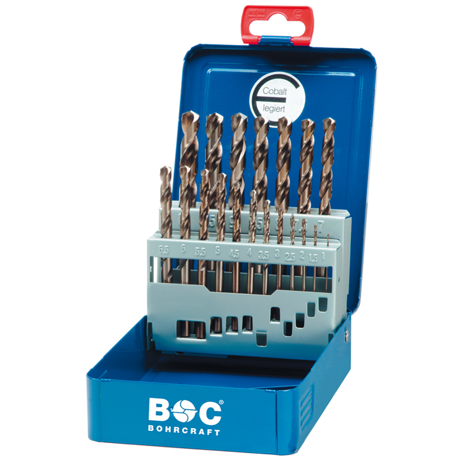 BOHRCRAFT GAR.SPIR. BURGIJA DIN338 HSS-E 1-10Co5% Ecomex