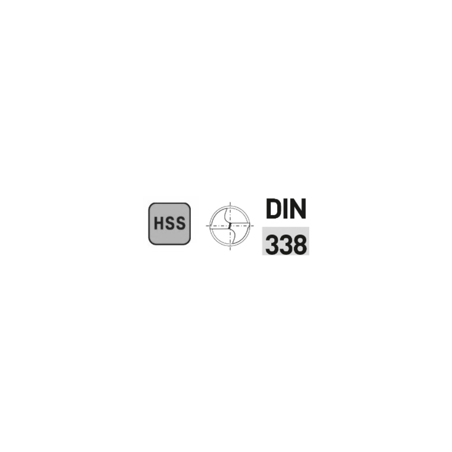 IAT SPIRALNA BURGIJA DIN 338 HSS Fi 1.0 Iat Ecomex
