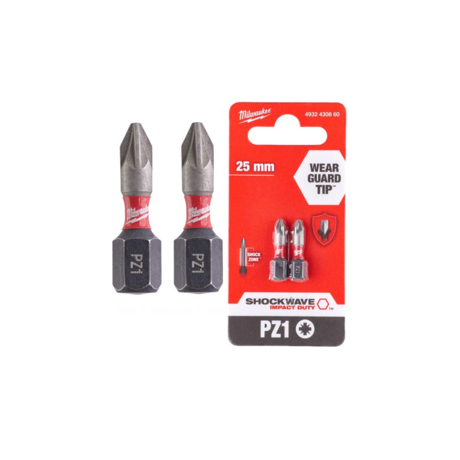 MILWAUKEE BIT PZ1X25 2/1 Ecomex