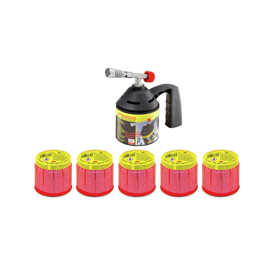 ROTHENBERGER ROFLAME SET ZA LEMLJENJE+5 KARTUŠA