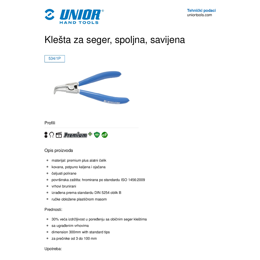 UNIOR KL EŠTA ZEGER 140 3-10 U534/PLUS/1DP Ecomex