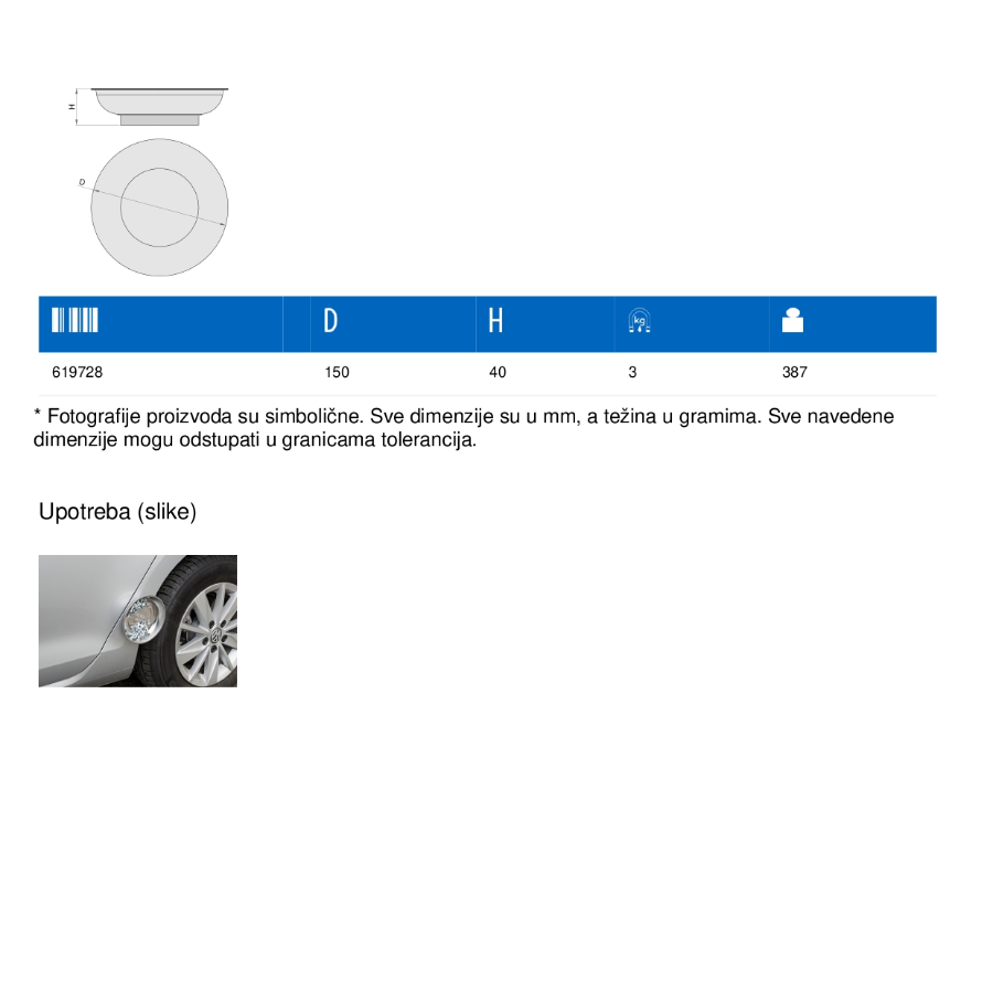 UNIOR MAGNETNA POSUDA U2086 Ecomex