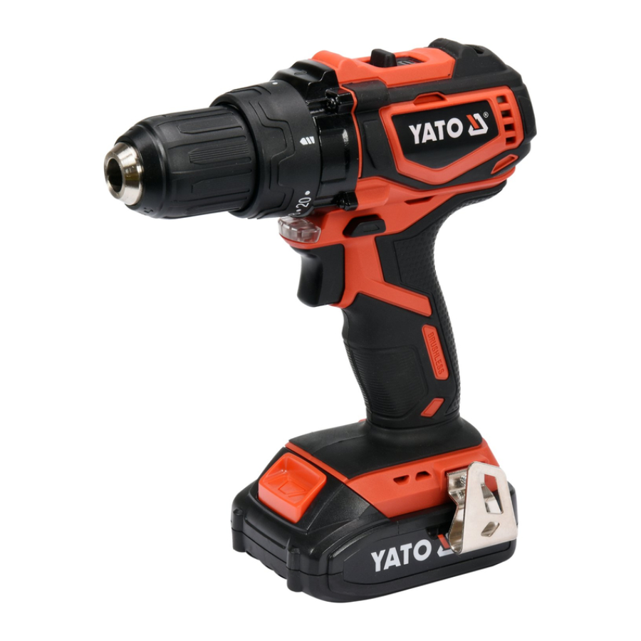 YATO AKU BUŠILICA 18V 1.5 - 13/42 Nm 1 bat x 2.0Ah