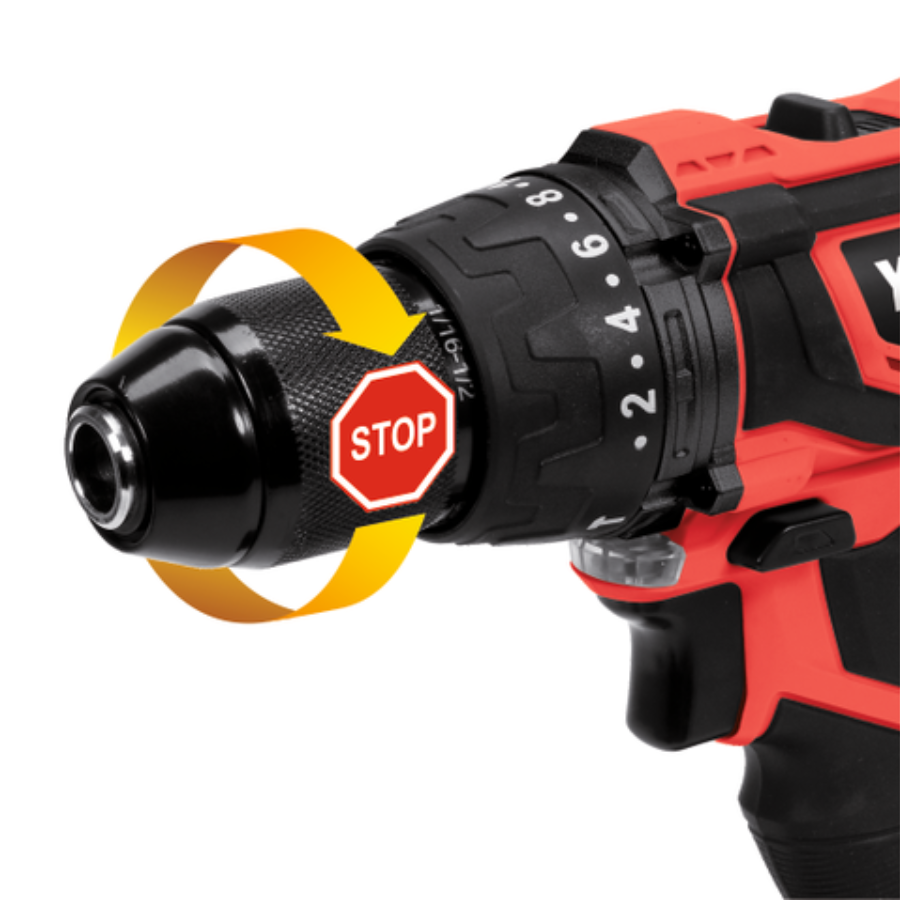 YATO AKU UDARNA BUŠILICA 18V 1.5 - 13+1bat x2Ah Ecomex