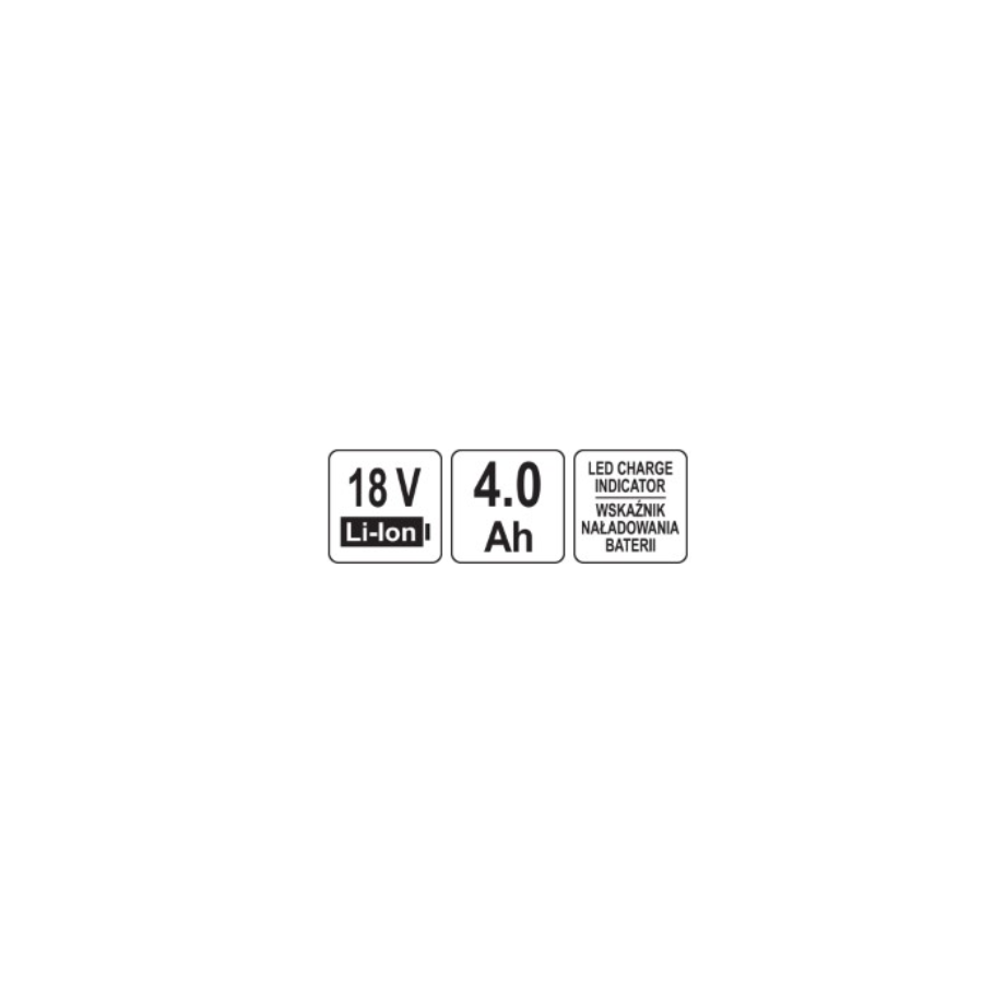 YATO BATERIJA 18 V LI - ION 4 Ah Ecomex