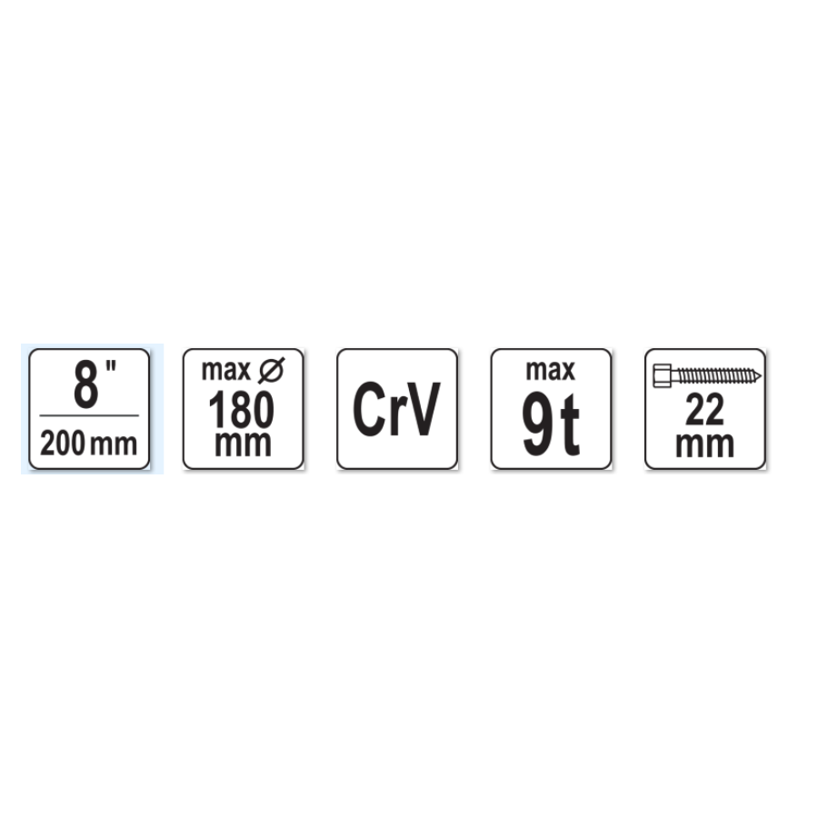 YATO DVOKRAKI RADAPCIGER 200*180 mm Ecomex