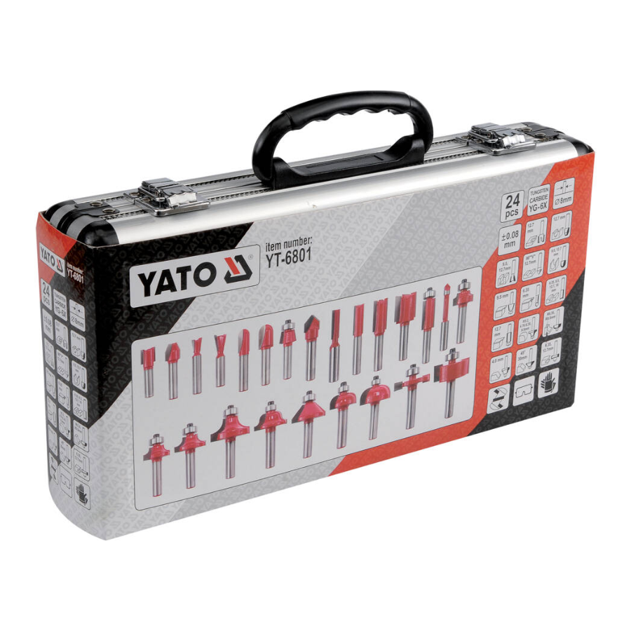 YATO GARNITURA GLODALA 24 kom Ecomex