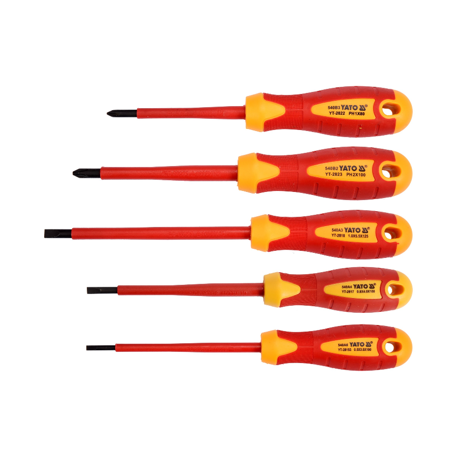 YATO GARNITURA ODVIJAČA R+K,1000 V-VDE / 5kom