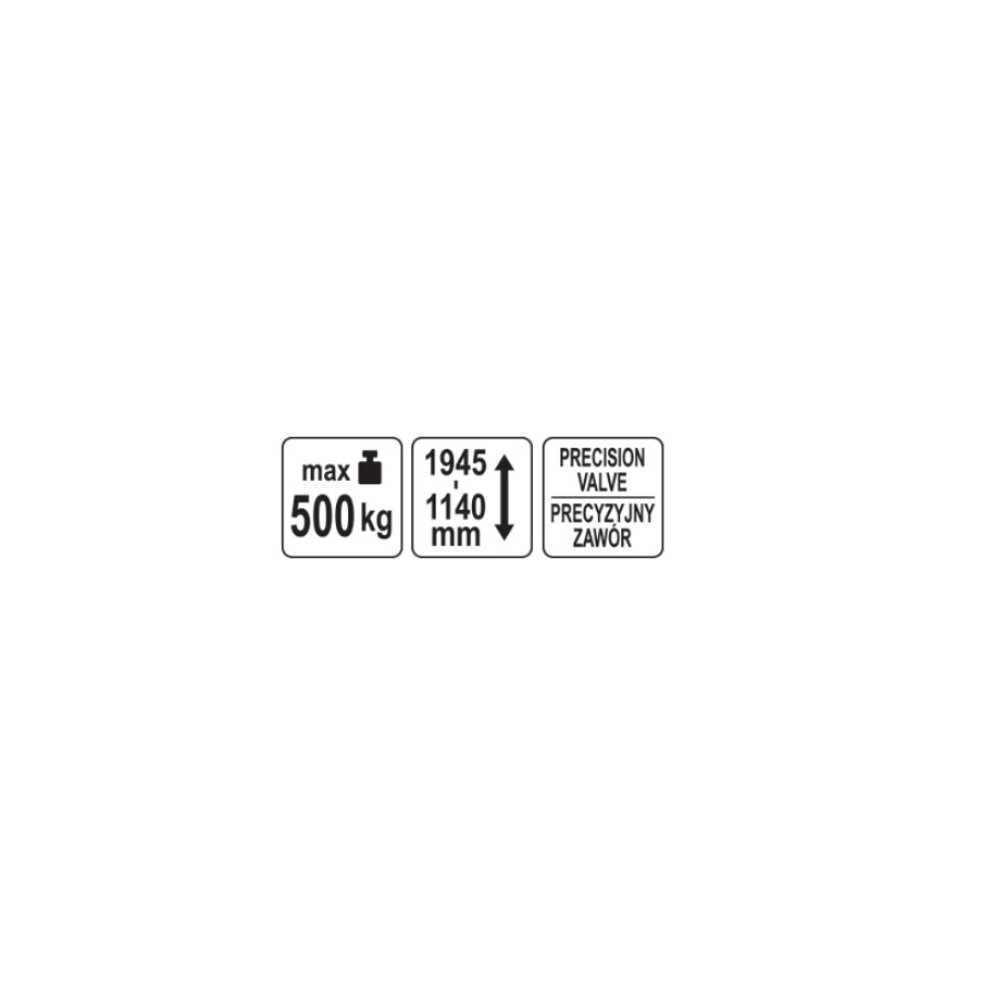 YATO HIDRAULIČNA DIZALICA ZA MENJAČE-500kg Ecomex