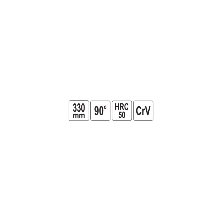 YATO KLEŠTA ŠPIC KRIVA 330mm-90 ° Ecomex
