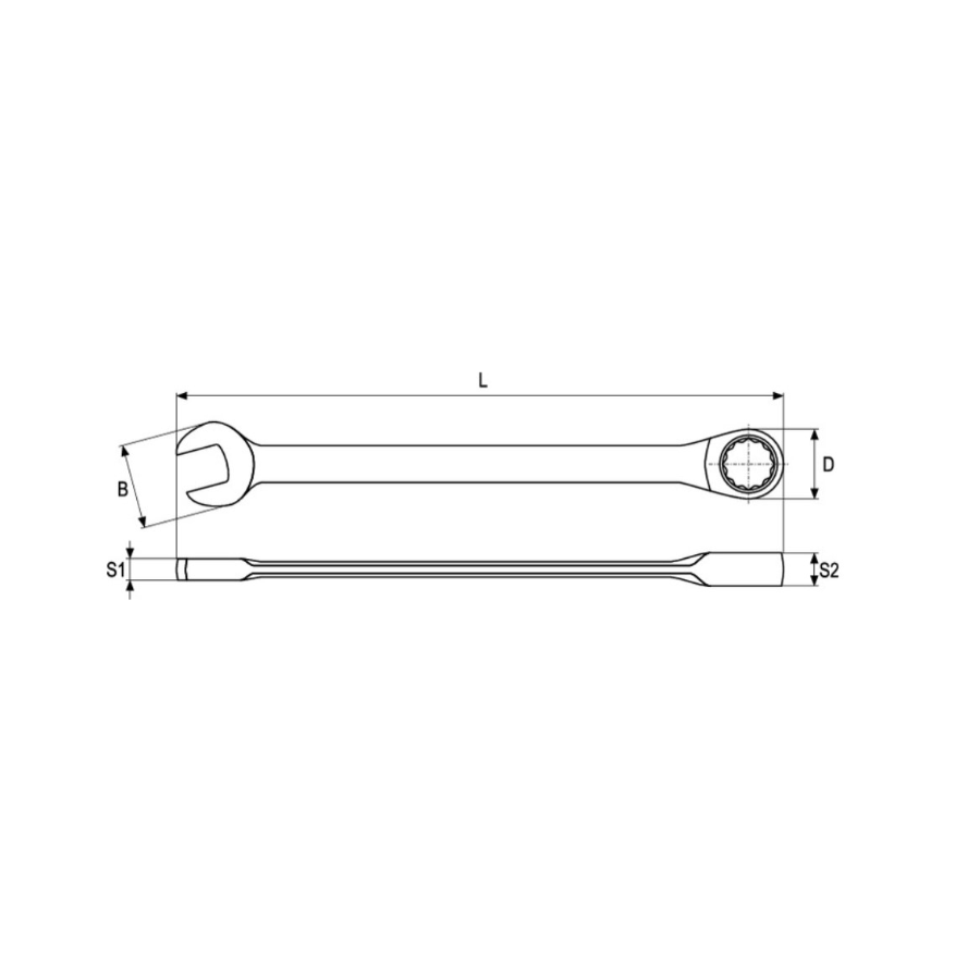 YATO KLJUČ VILJUŠKASTO OKASTI BRZI 32 mm CrV Ecomex