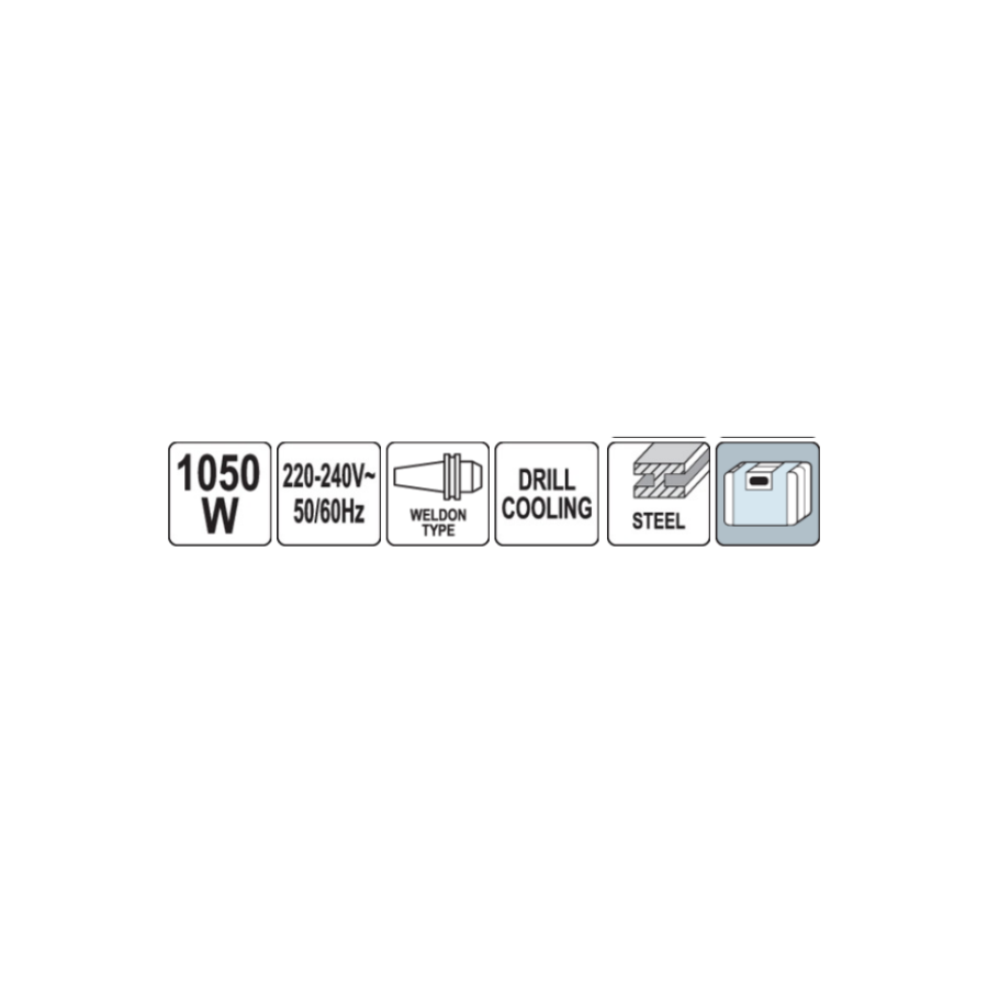 YATO MAGNETNA BUSILICA 1050W 0-650obrt Weldon 30mm Ecomex