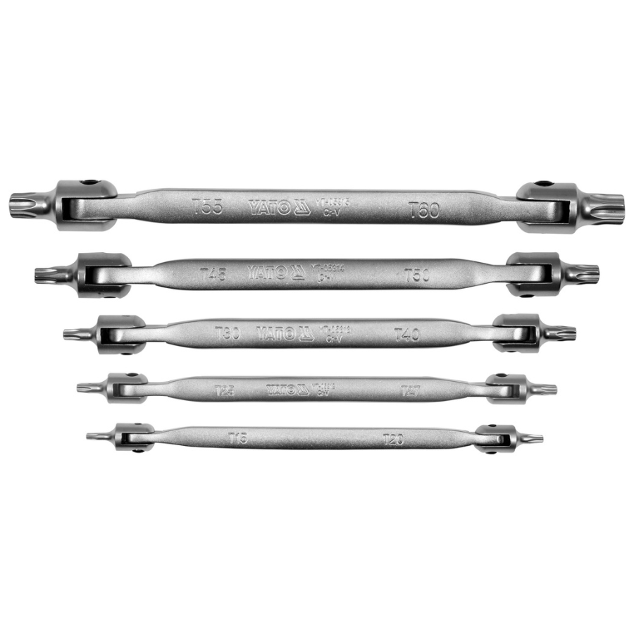 YATO SET TORX ZGLOBNIH KLJUČEVA T15-T60/5