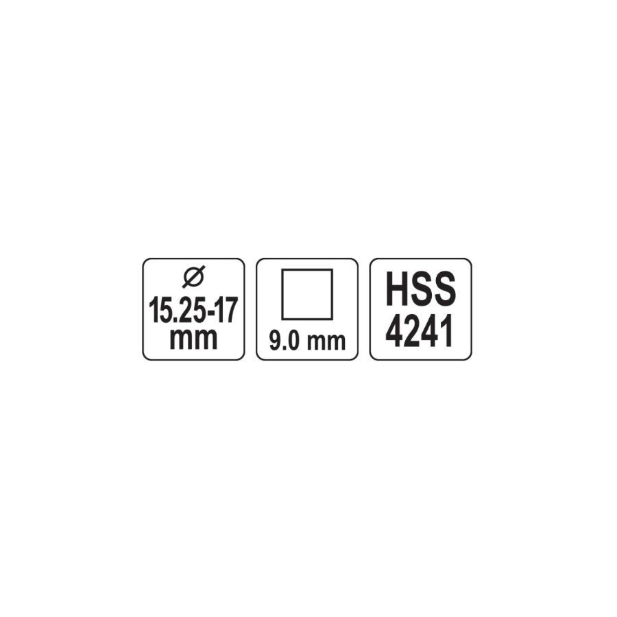 YATO STELUJUCI RAZVRTAC 15.25-17 mm HSS Ecomex