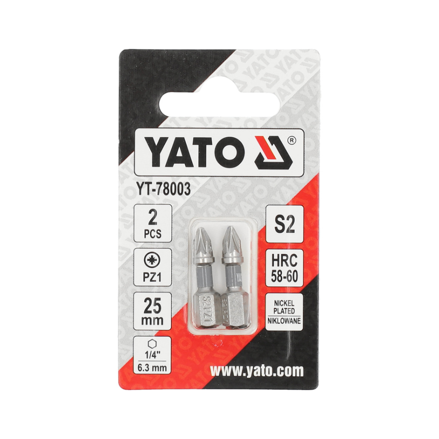 YATO UMETAK KRSTASTI PZ1 1/4X25MM 2KOM Ecomex